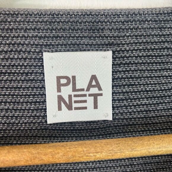 Planet by Lauren G Multicolor Striped Rib Pima Cotton Sweater Women’s One size - Picture 5 of 10